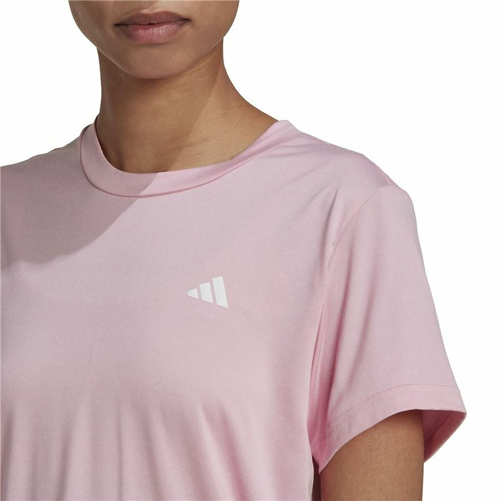 Miniaturbild: Damen Kurzarm-T-Shirt Adidas Training Minimal Rosa