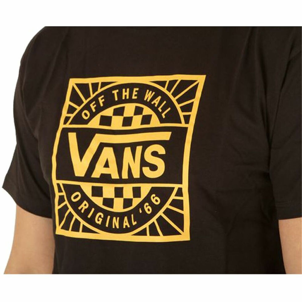 Miniaturbild: Herren Kurzarm-T-Shirt Vans Original B-B  Schwarz