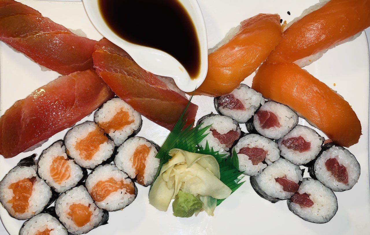 Arranged Food and Objects