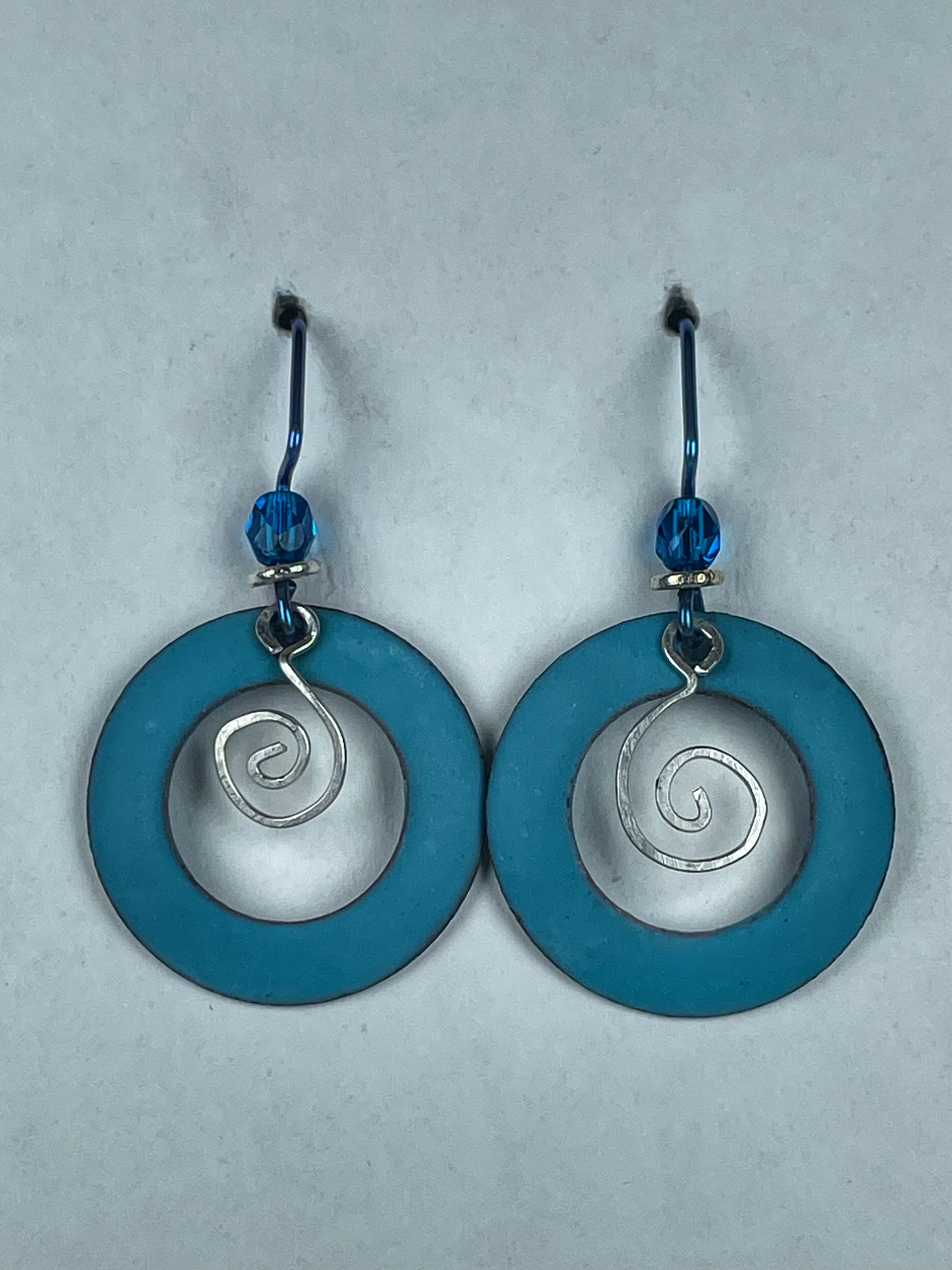 Enameled Hoops