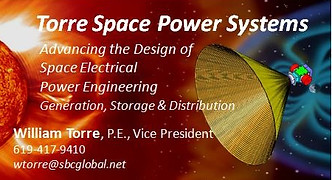 "Spacecraft Electrical Power Generation System"