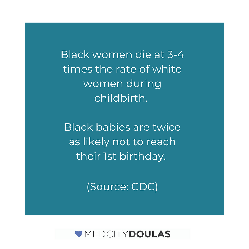Black women die at a rate 3-4x more than white women and women of other races