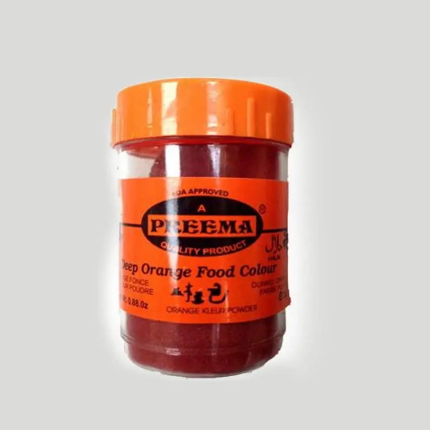 Deep Orange Food Colour Powder