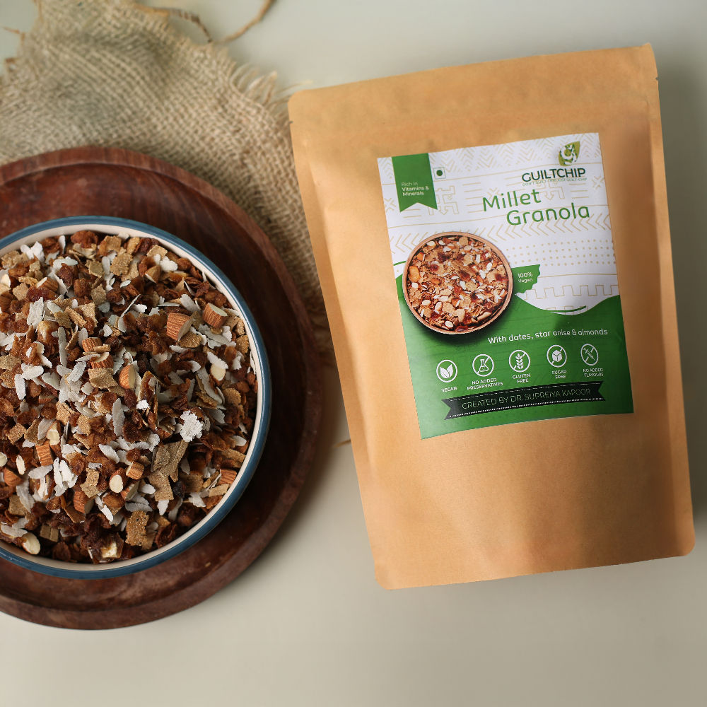 Millet Granola (with Dates, Star Anise & Almonds)