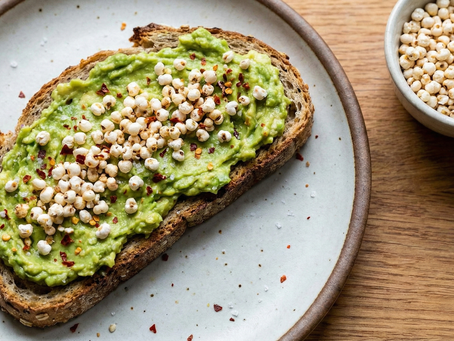 Avocado Toast with Guiltchip Jowar Pop