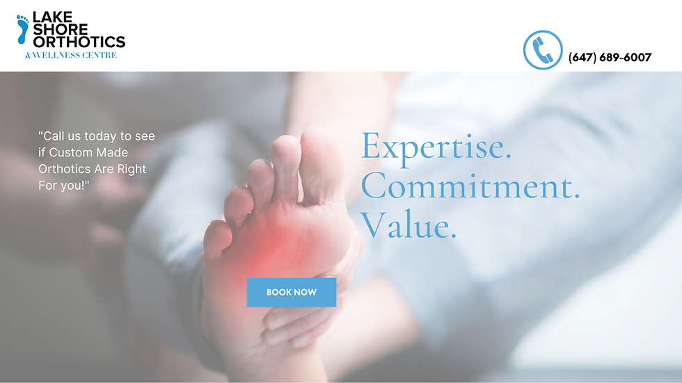 Custom Made Orthotics Burlington Ontario