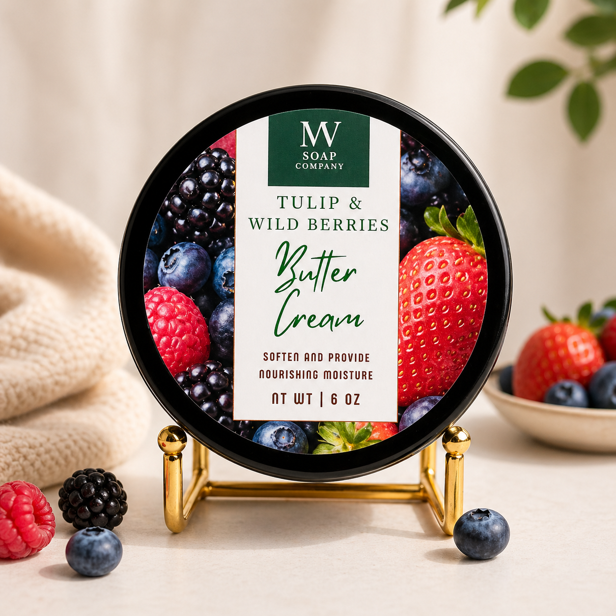 🌷 Tulip & Wild Berries Body Butter-Vitamin E and DL Panthenol