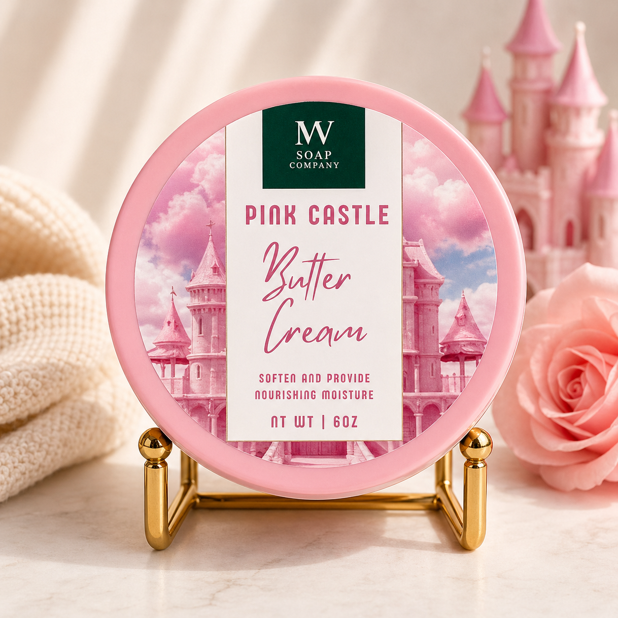 🏰✨Pink Castle Body Butter-Moisturizing Great for Teens-Young adults