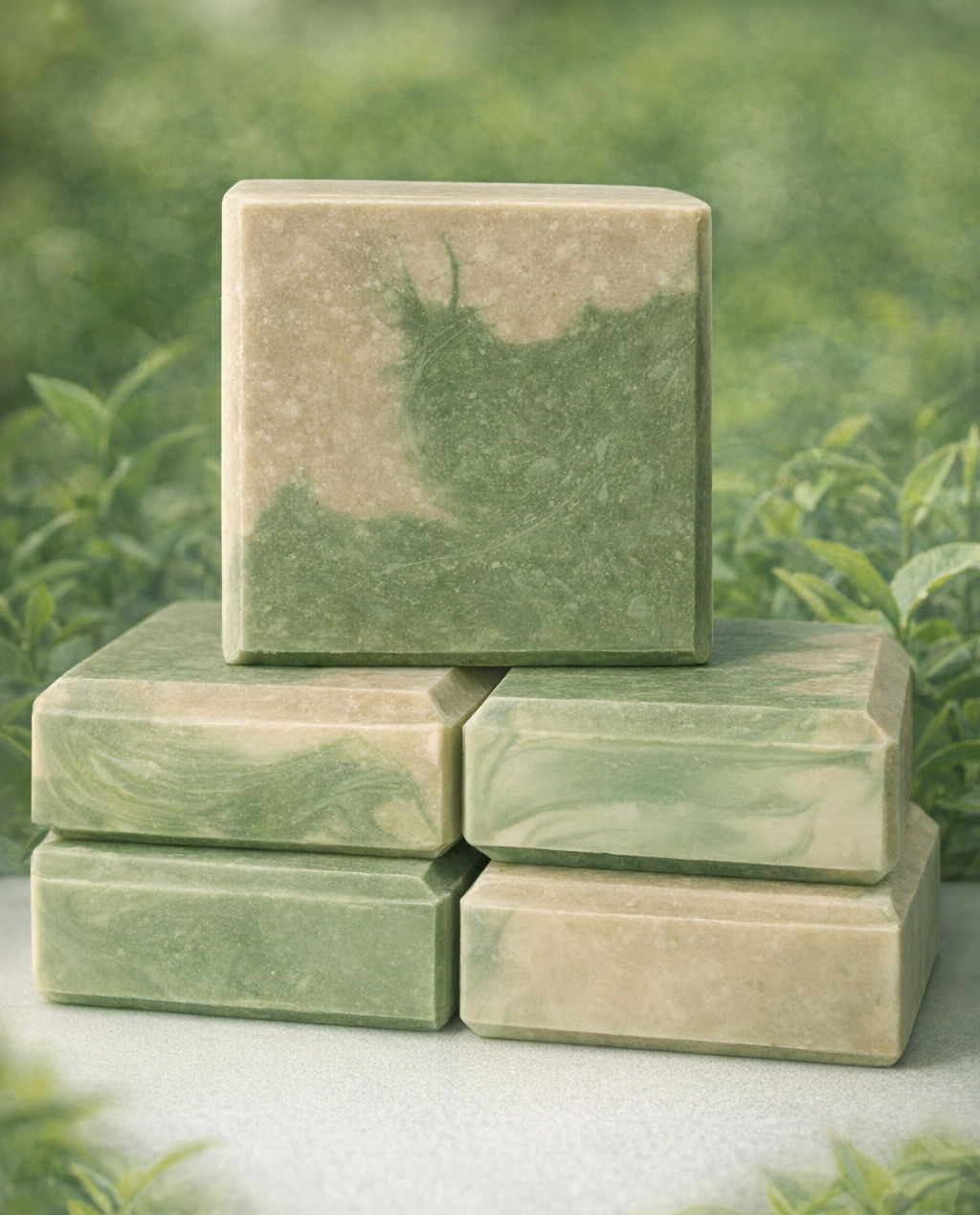 Matcha and Green Tea Handcrafted Soap-Maple Valley Soap Co.