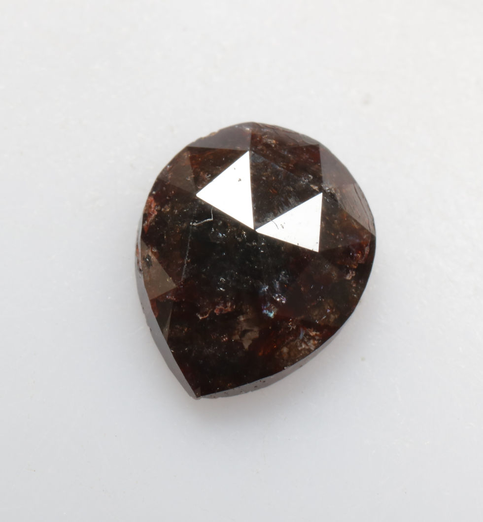 Thumbnail: 0.87 CT 7.4 X 6.0 MM Natural Pear cut Fancy color Diamond for Pear Ring Gift
