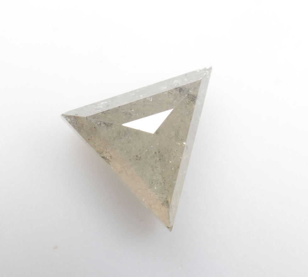 Thumbnail: 1.31 CT 7.3 X 6.7 MM Natural Loose Triangle cut Diamond for Wedding Ring