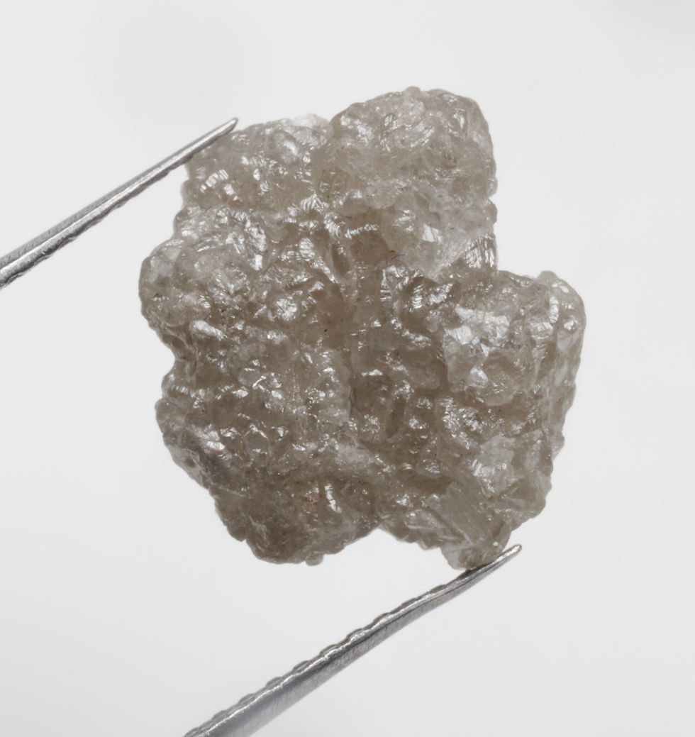Thumbnail: 6.32 CT 12.3 X 11.0 MM Natural Uncut Irregular cut Rough/Raw Diamond