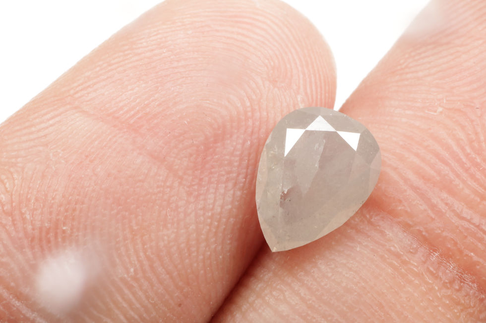 Thumbnail: 1.54 CT 8.3 X 6.2 MM Natural Pear cut Natural Diamond for Pear Engagement Ring