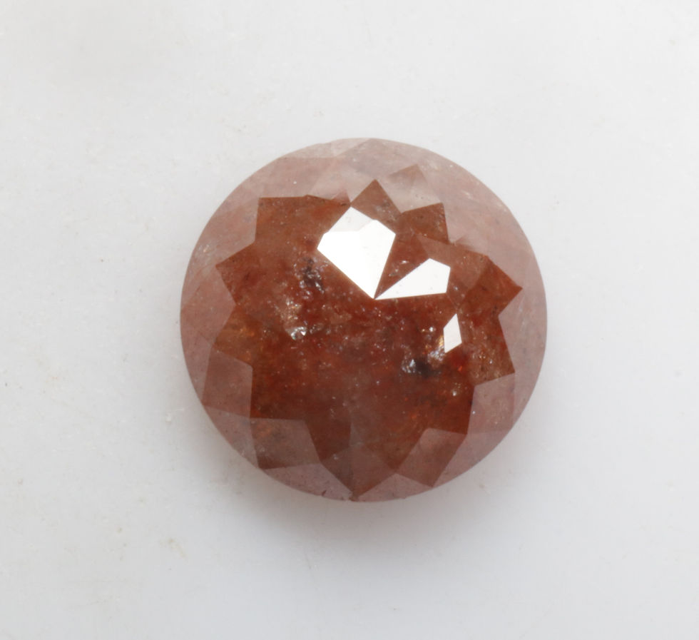 Thumbnail: 1.41 CT 7.0 MM Natural Loose Round Rose Cut Diamond for Diamond Ring Jewelry