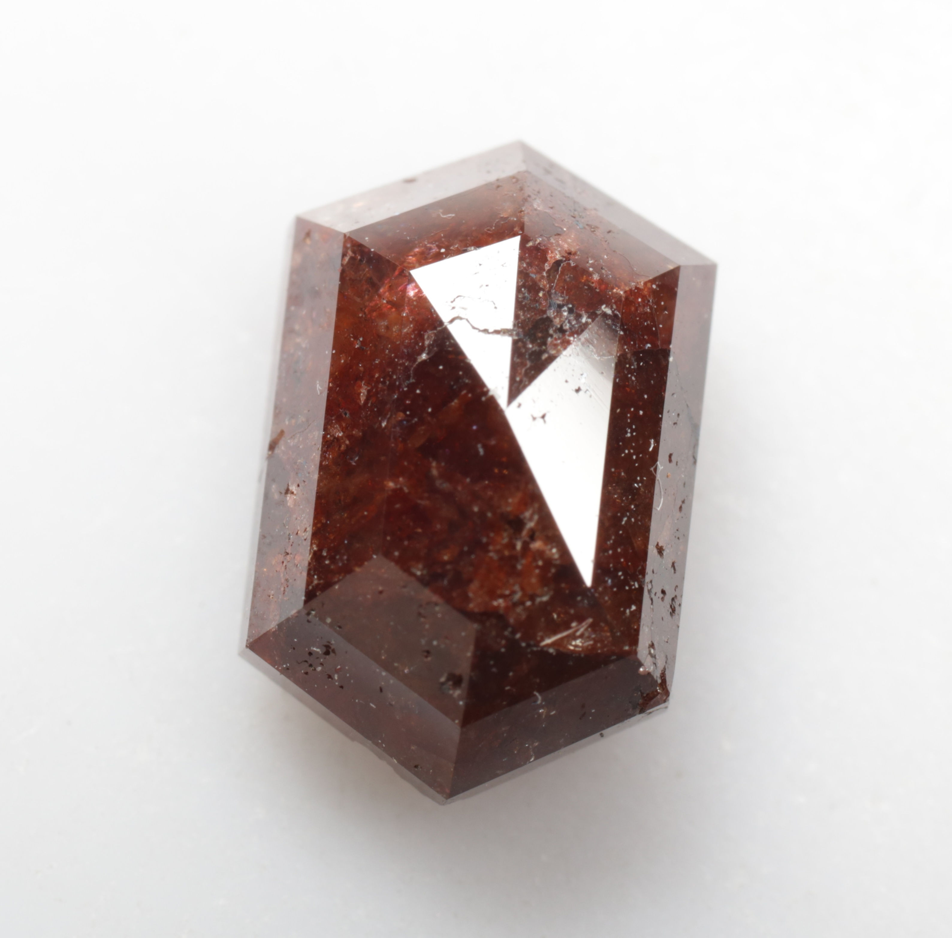 2.73 CT 10.2 X 6.7 MM Natural Hexagon Cut Loose Diamond Fancy Color
