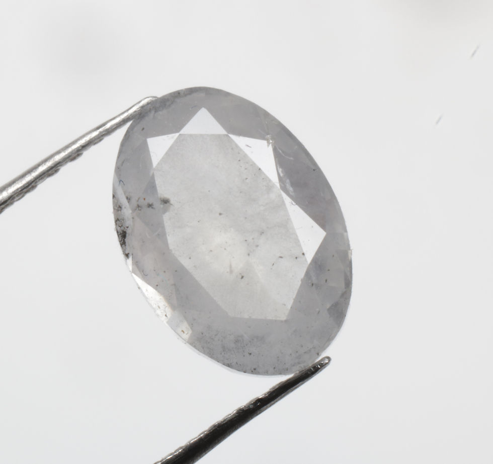 Thumbnail: 1.71 CT 8.6 X 6.2 MM Natural Loose Oval Full cut Diamond for Handmade Jewelry