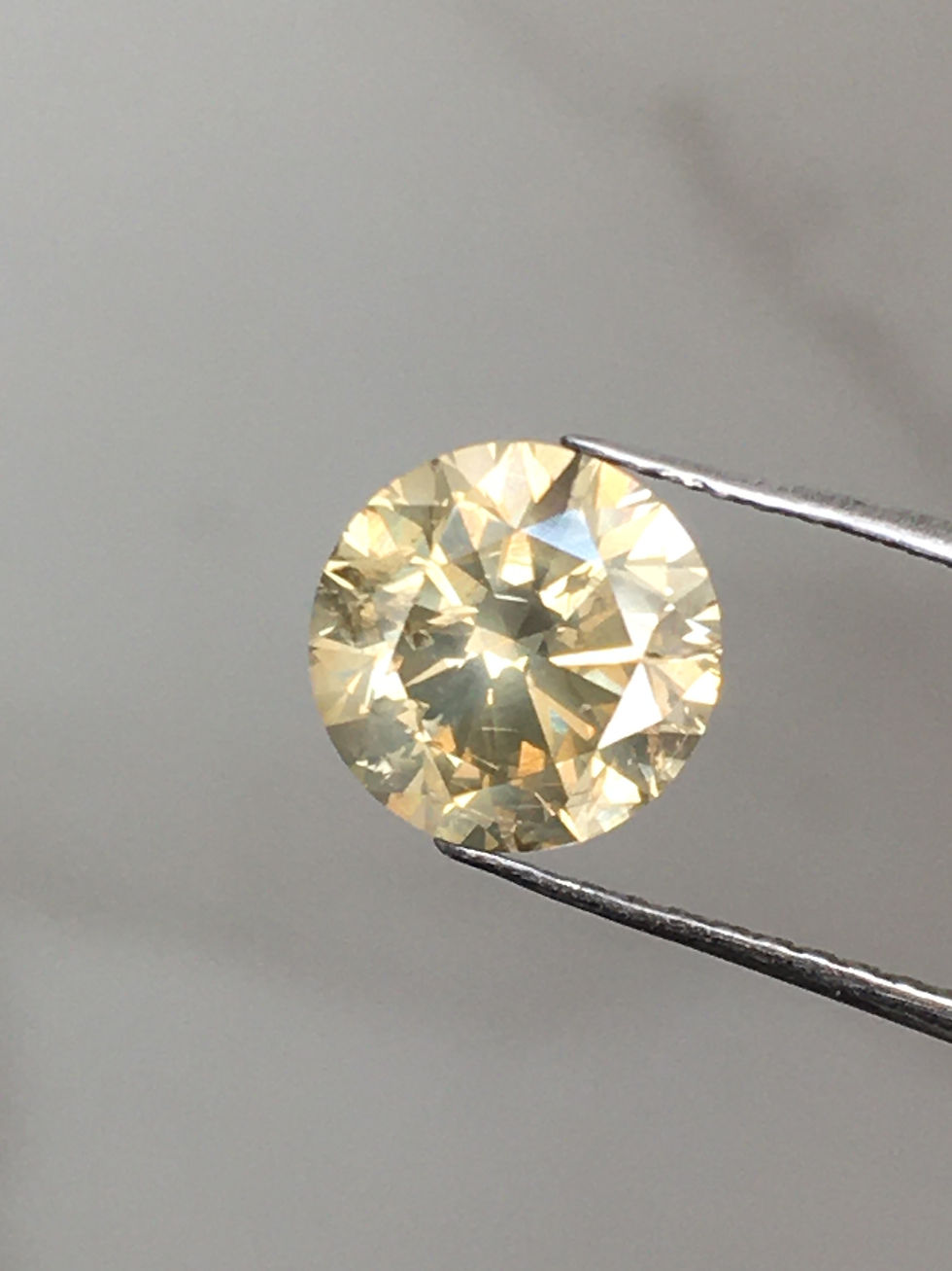 Thumbnail: 1.44 CT 7.2 MM Natural Round Cut Salt and pepper Brilliant cut Diamond