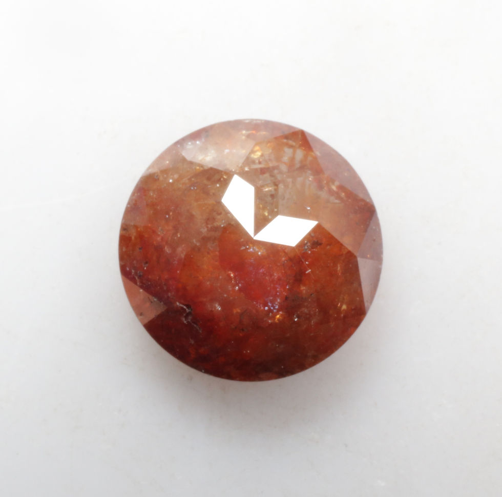 Thumbnail: 0.91 CT 6.3 MM Natural Loose Round Rose Cut Diamond for Diamond Ring Jewelry