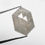 Thumbnail: 1.52 CT 9.1 X 6.1 MM Natural Hexagon Cut Loose Diamond Grey color for Ring
