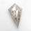 Thumbnail: 2.85 CT 15.6 X 8.8 MM Natural Kite Cut Salt and Pepper Diamond, Grey color