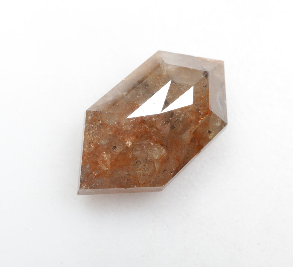 Thumbnail: 2.70 CT 12.1 X 6.7 MM Natural Hexagon Cut Loose Diamond Fancy color for Jewelry