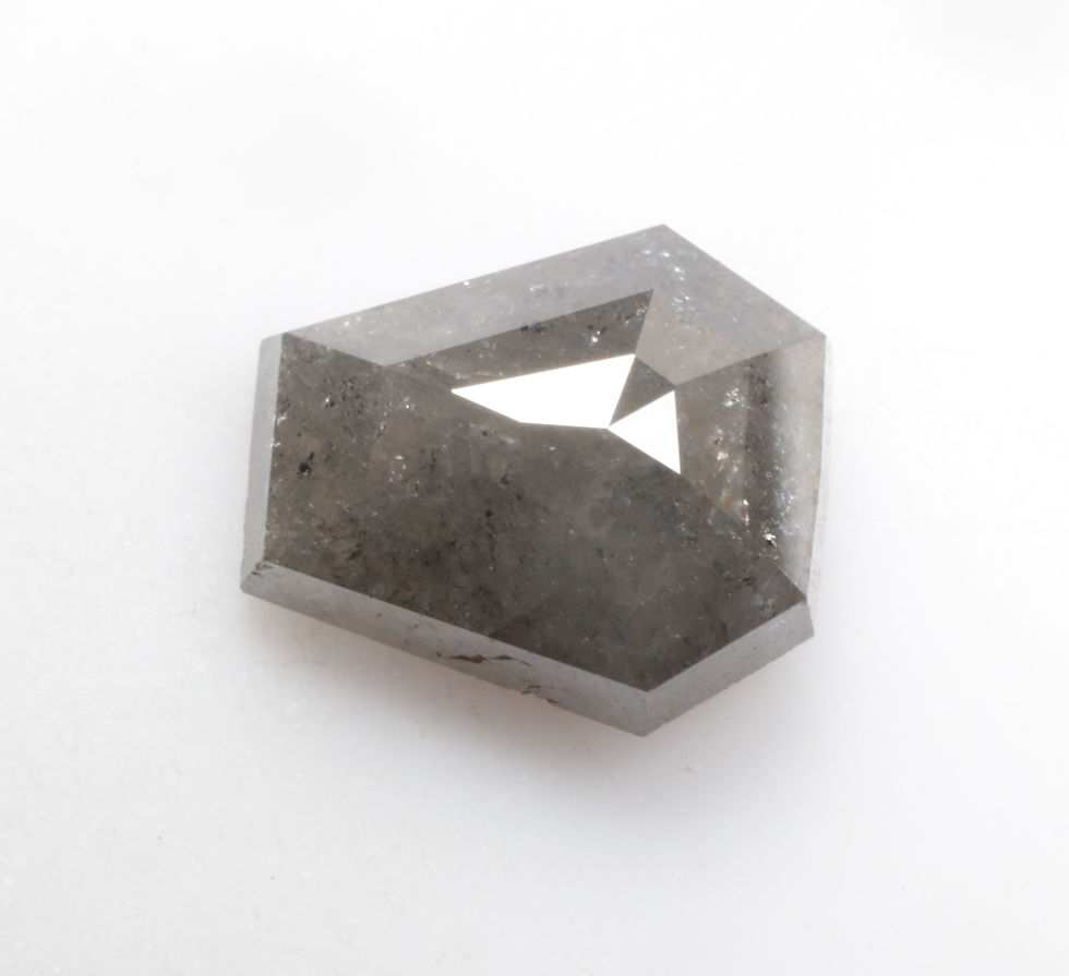 Thumbnail: 2.70 CT 9.2 X 8.3 MM Natural Coffin cut Diamond for coffin cut Diamond Ring