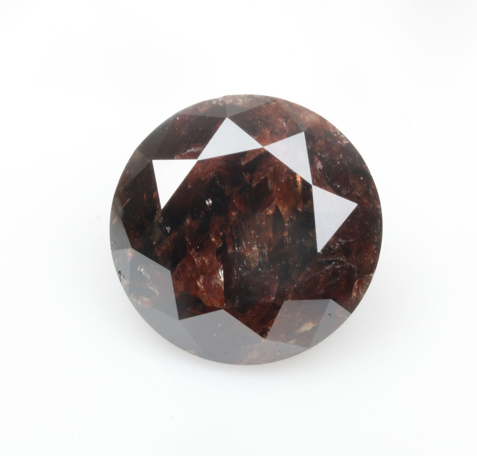 Thumbnail: 10.43 CT 13.8 MM Natural Loose Round Brilliant Cut Diamond, Fancy Color