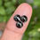 Thumbnail: 2.21 CT 5.7 MM Black Round Rose cut Natural Loose Round cut Black Diamond
