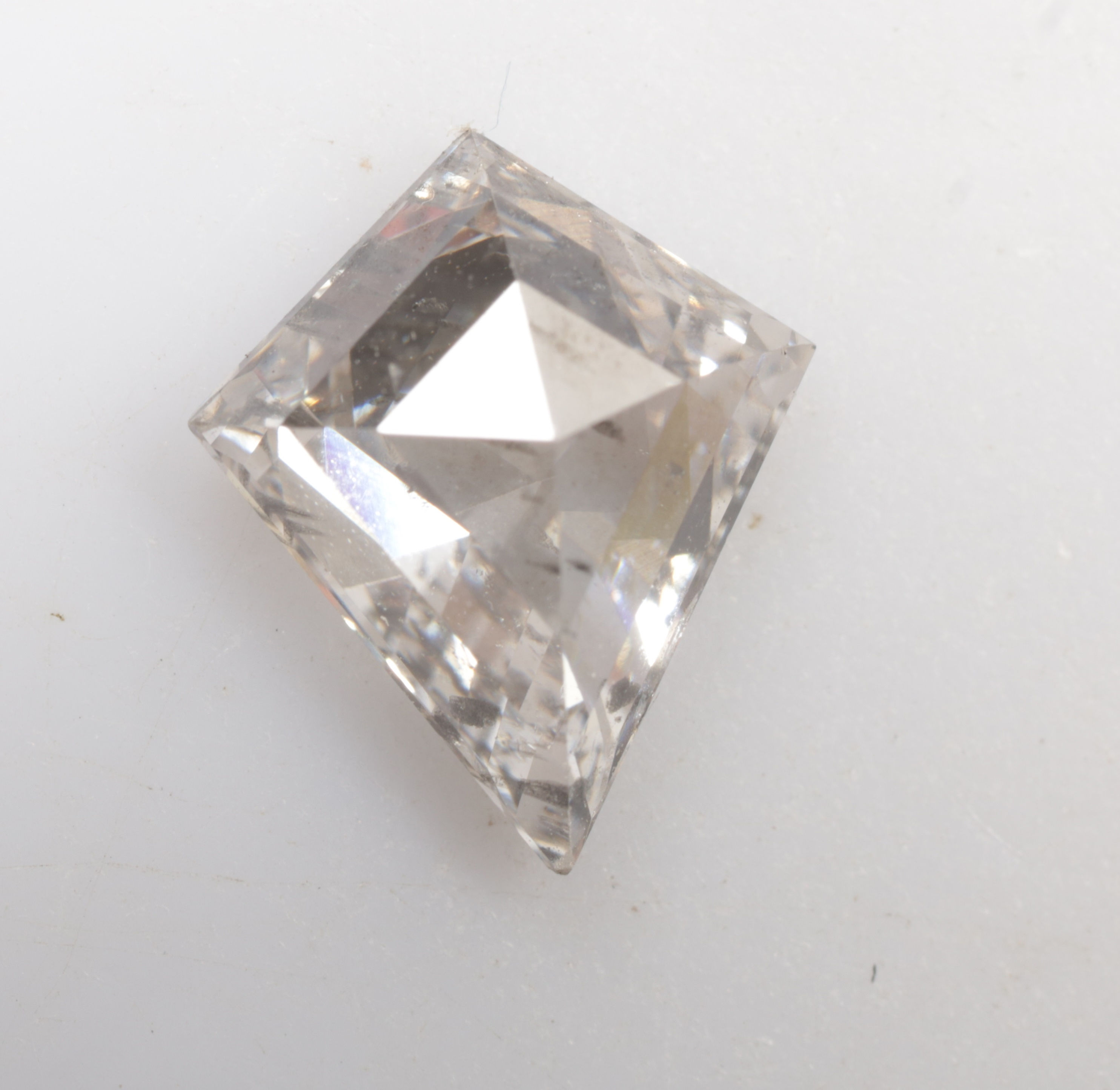 1.21 CT 9.0 X 7.8 MM Lab Grown Diamond Kite cut cvd Diamond White color