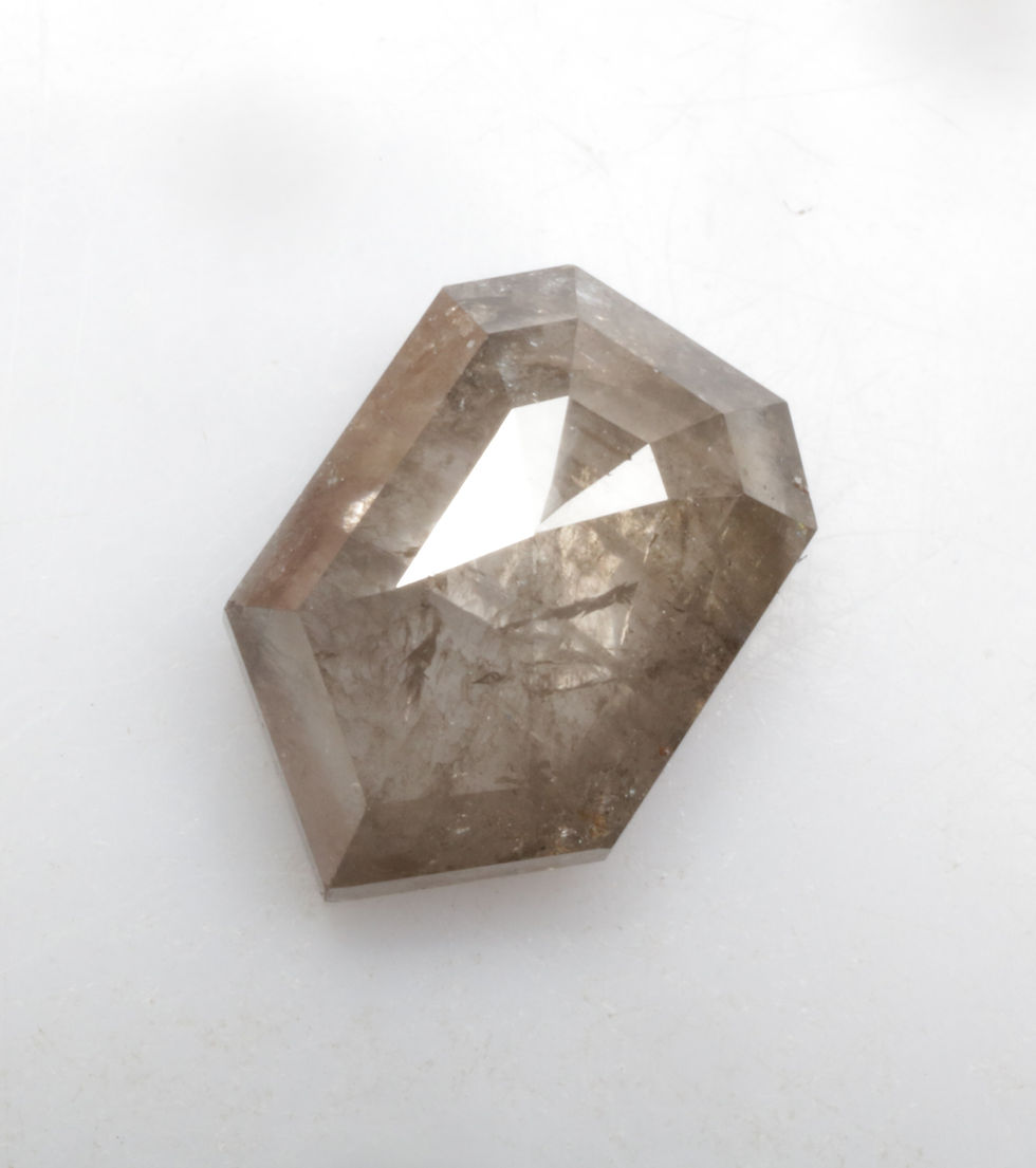 Thumbnail: 3.06 CT 10.9 X 7.4 MM Natural Shield cut Diamond for Engagement Wedding Ring