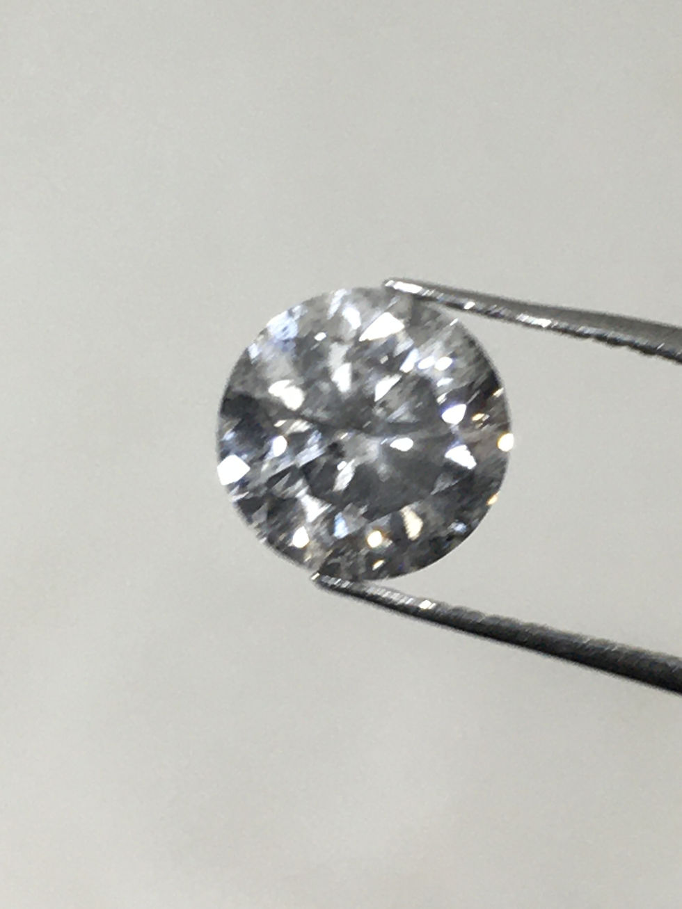 Thumbnail: 1.03 CT 6.3 MM Natural Round Cut Salt and pepper Brilliant cut Diamond