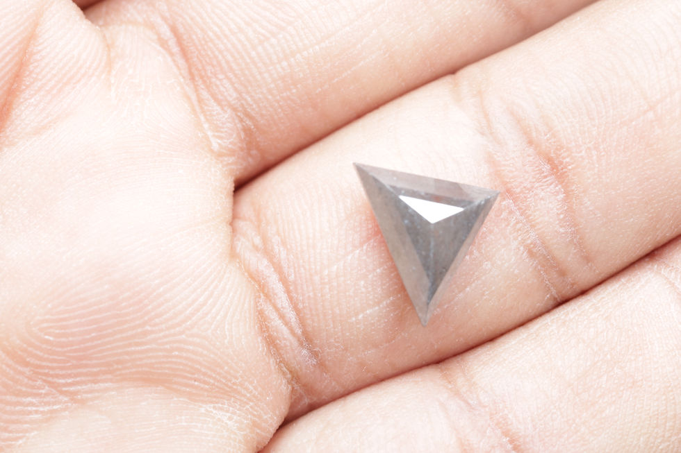 Thumbnail: 1.93 CT 11.6 X 8.2 MM Natural Loose Triangle cut Diamond for Wedding Ring Gift