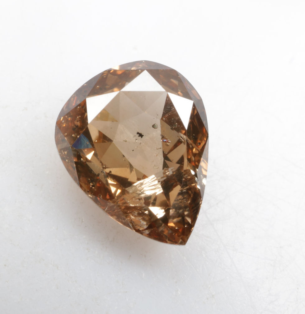 Thumbnail: 1.07 CT 7.3 X 5.9 MM Pear cut Loose Fancy Diamond for Jewelry Gift Ring