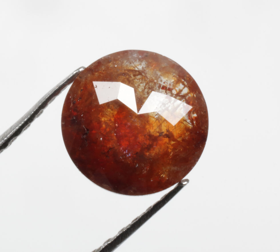 Thumbnail: 0.91 CT 6.3 MM Natural Loose Round Rose Cut Diamond for Diamond Ring Jewelry