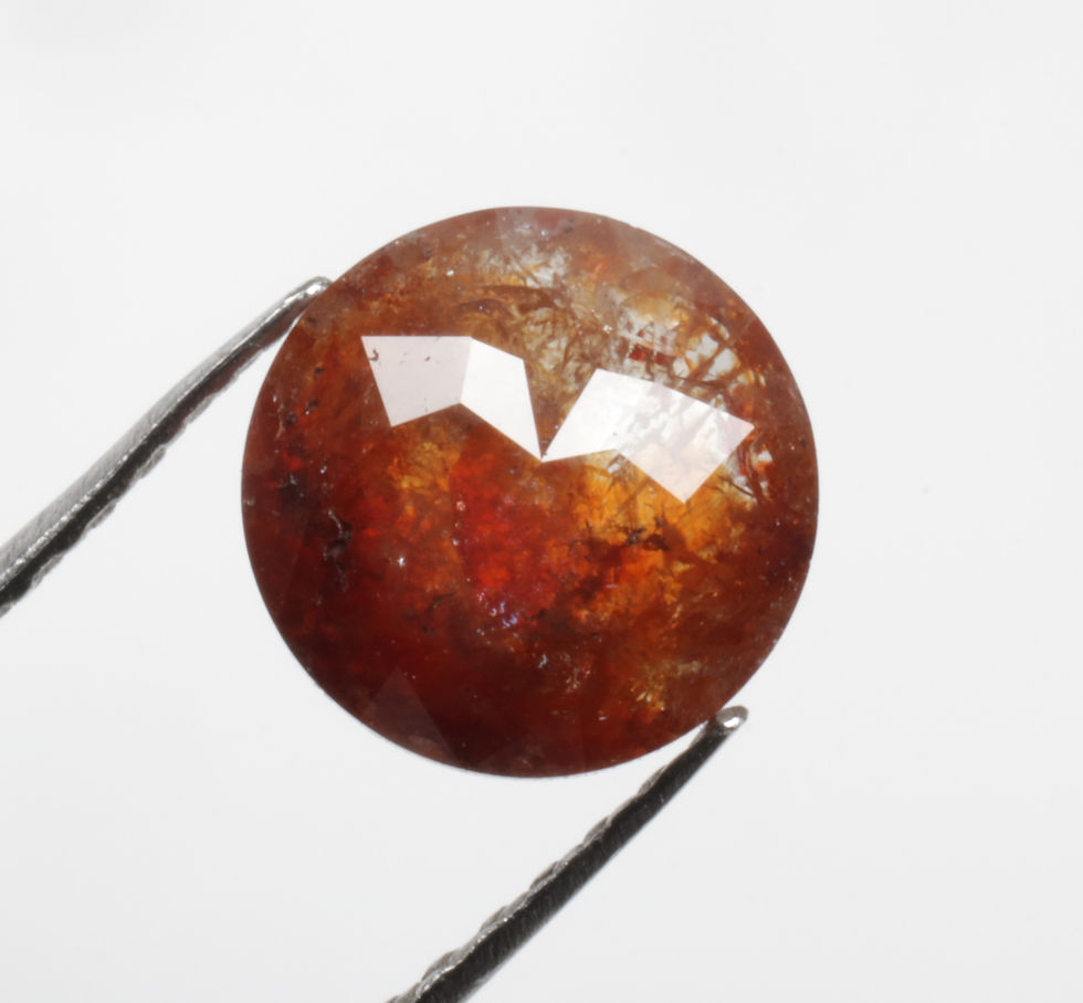 Thumbnail: 0.91 CT 6.3 MM Natural Loose Round Rose Cut Diamond for Diamond Ring Jewelry