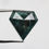 Thumbnail: 1.60 CT 8.7 X 8.2 MM Natural Loose Pentagon cut Diamond cut, Treated Blue color