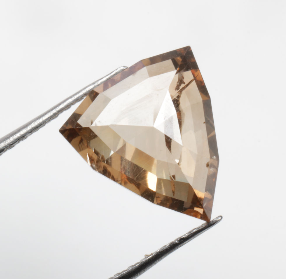 Thumbnail: 2.01 CT 8.7 X 7.8 MM Natural Trillion cut Fancy Diamond for Engagement Ring Gift