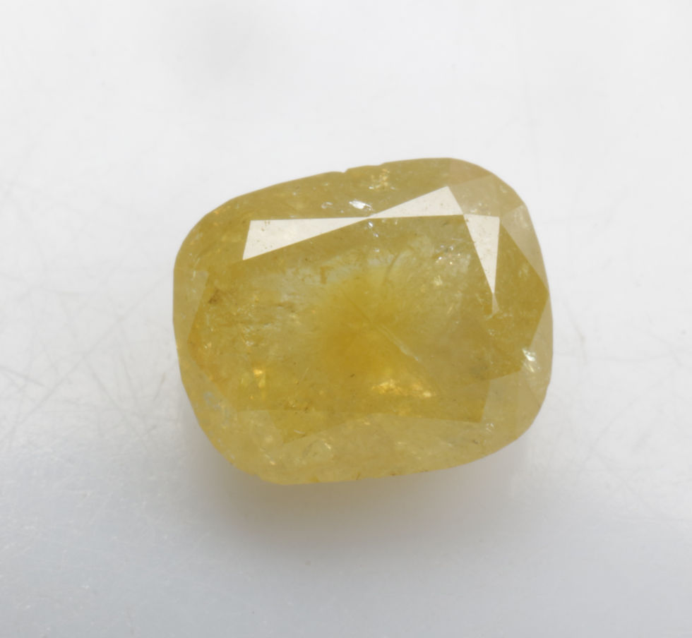 1.58 CT 7.1 X 6.9 MM Natural Salt and Pepper Cushion cut Diamond for Jewelry