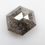 Thumbnail: 2.63 CT 9.9 X 8.0 MM Salt and pepper Natural Hexagon Diamond Black Grey color