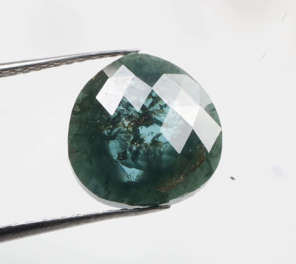 Thumbnail: 2.25 CT 9.9 X 9.5 MM Natural Loose Pear Shape Diamond Blue color Diamonds Gifts