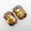 Thumbnail: 1.08 CT 6.6 X 4.5 MM Natural Emerald cut Diamond Pair, Fancy Yellow Color