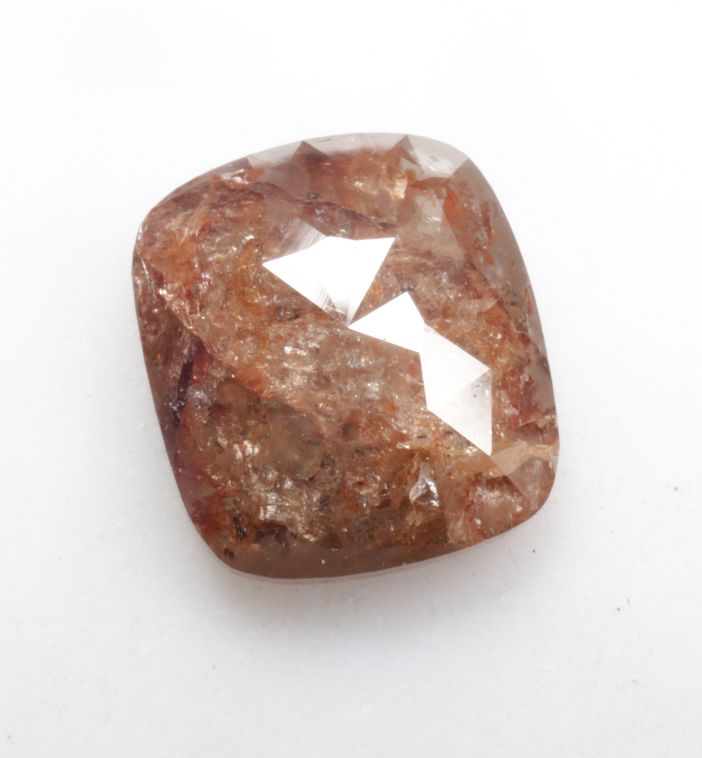 3.15 CT 9.5 X 8.5 MM Natural Cushion cut Salt and Pepper Diamond, Fancy Color