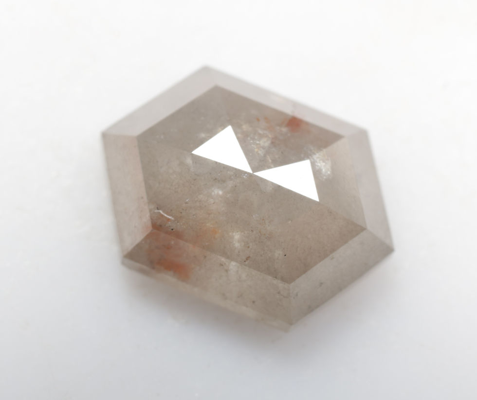Thumbnail: 1.82 CT 9.5 X 6.8 MM Natural Hexagon Cut Loose Diamond For Jewelry Gift Ring