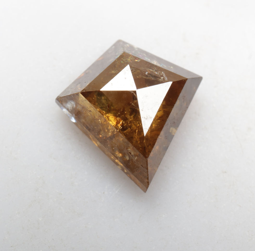 Thumbnail: 1.36 CT 8.4 X 8.0 MM Kite cut Natural Loose Diamond for Kite Ring Gift
