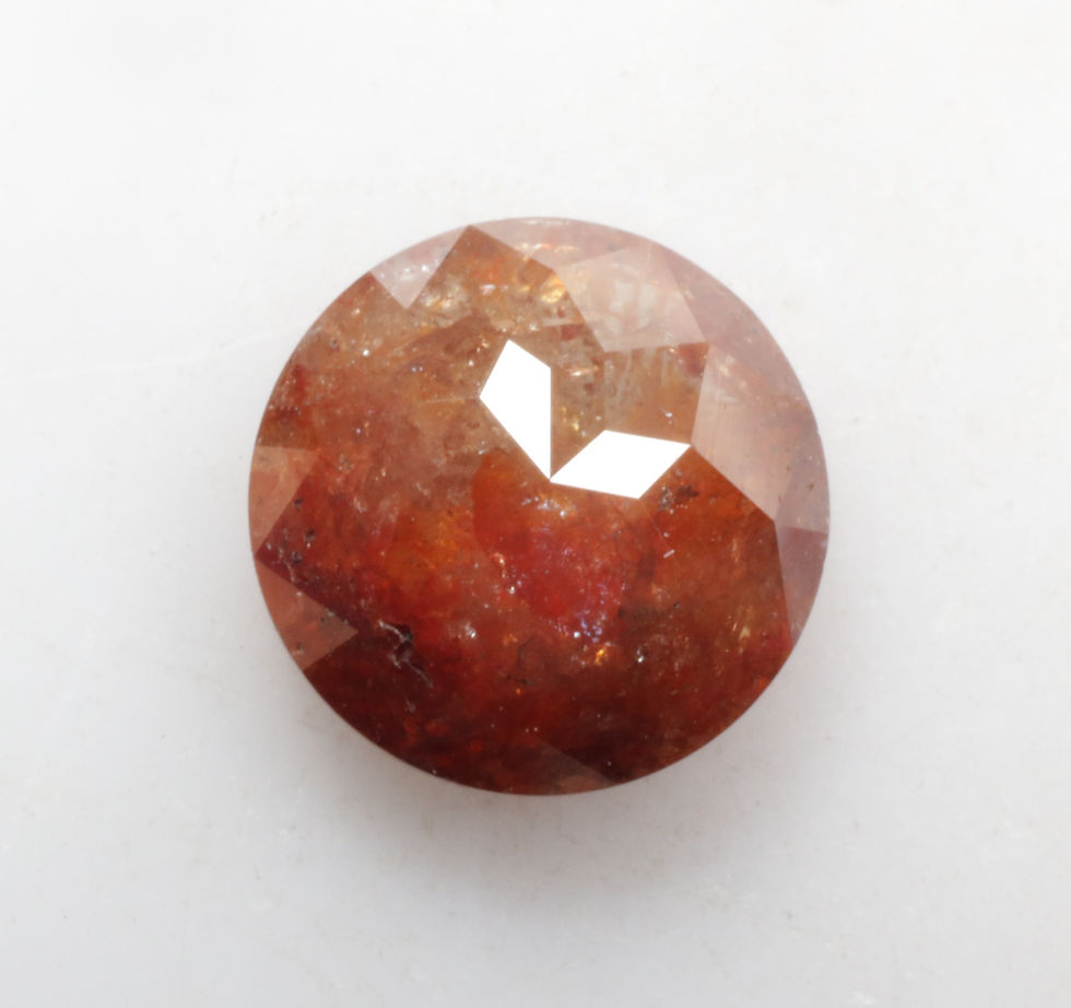 Thumbnail: 0.91 CT 6.3 MM Natural Loose Round Rose Cut Diamond for Diamond Ring Jewelry