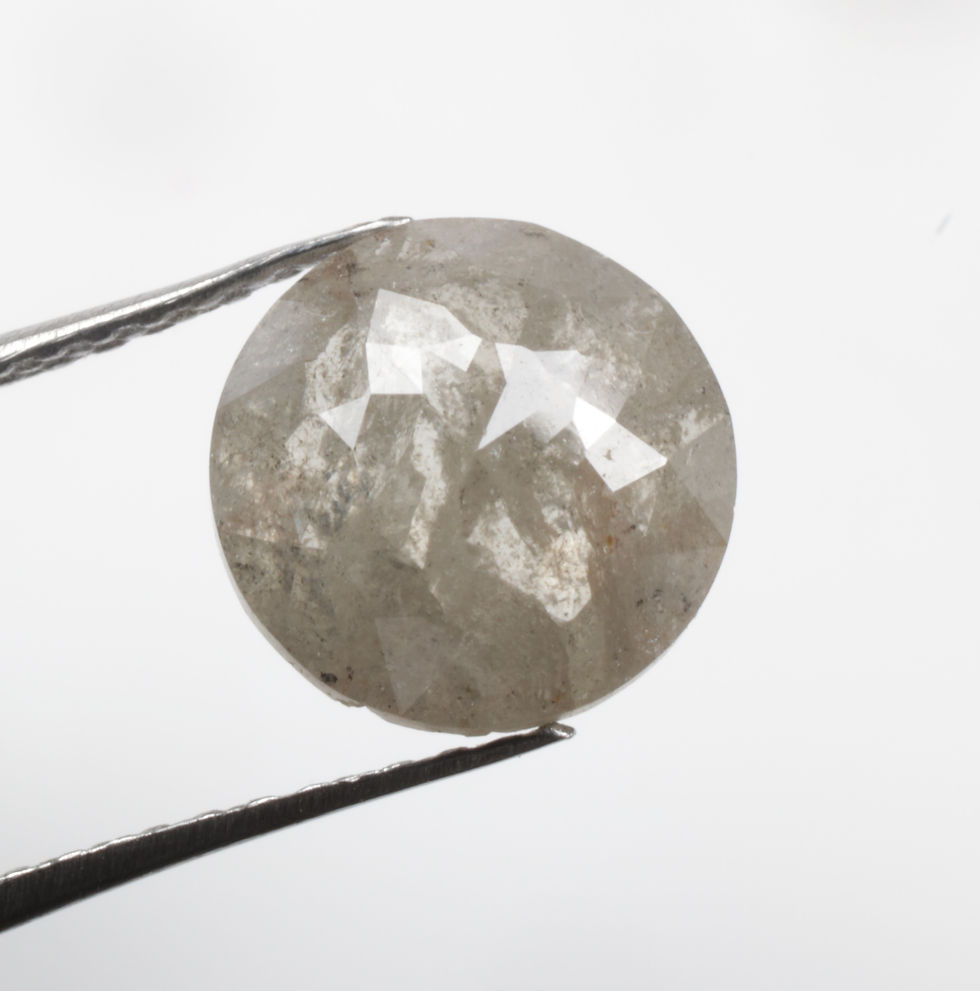 Thumbnail: 1.79 CT 7.5 MM Natural Loose Round Rose Cut Diamond for Handmade Jewelry