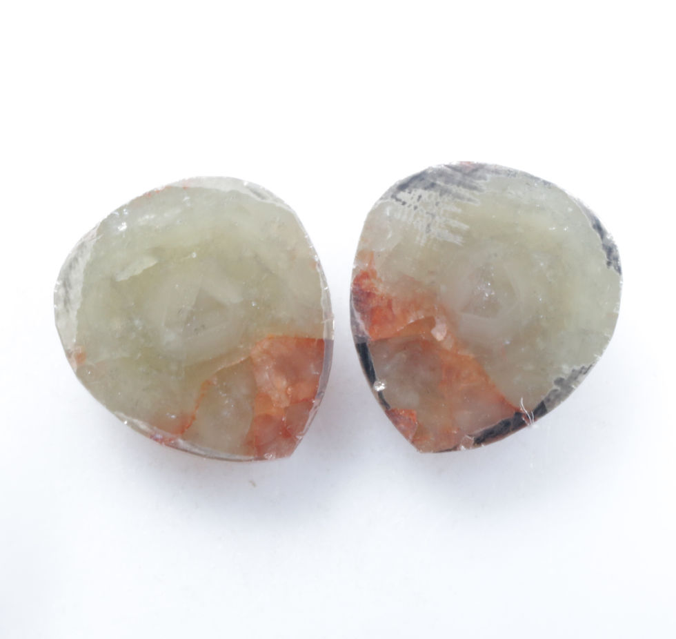 Thumbnail: 3.05 CT 8.3 X 7.5 MM Natural Loose Pear cut Diamond Pair for Earrings