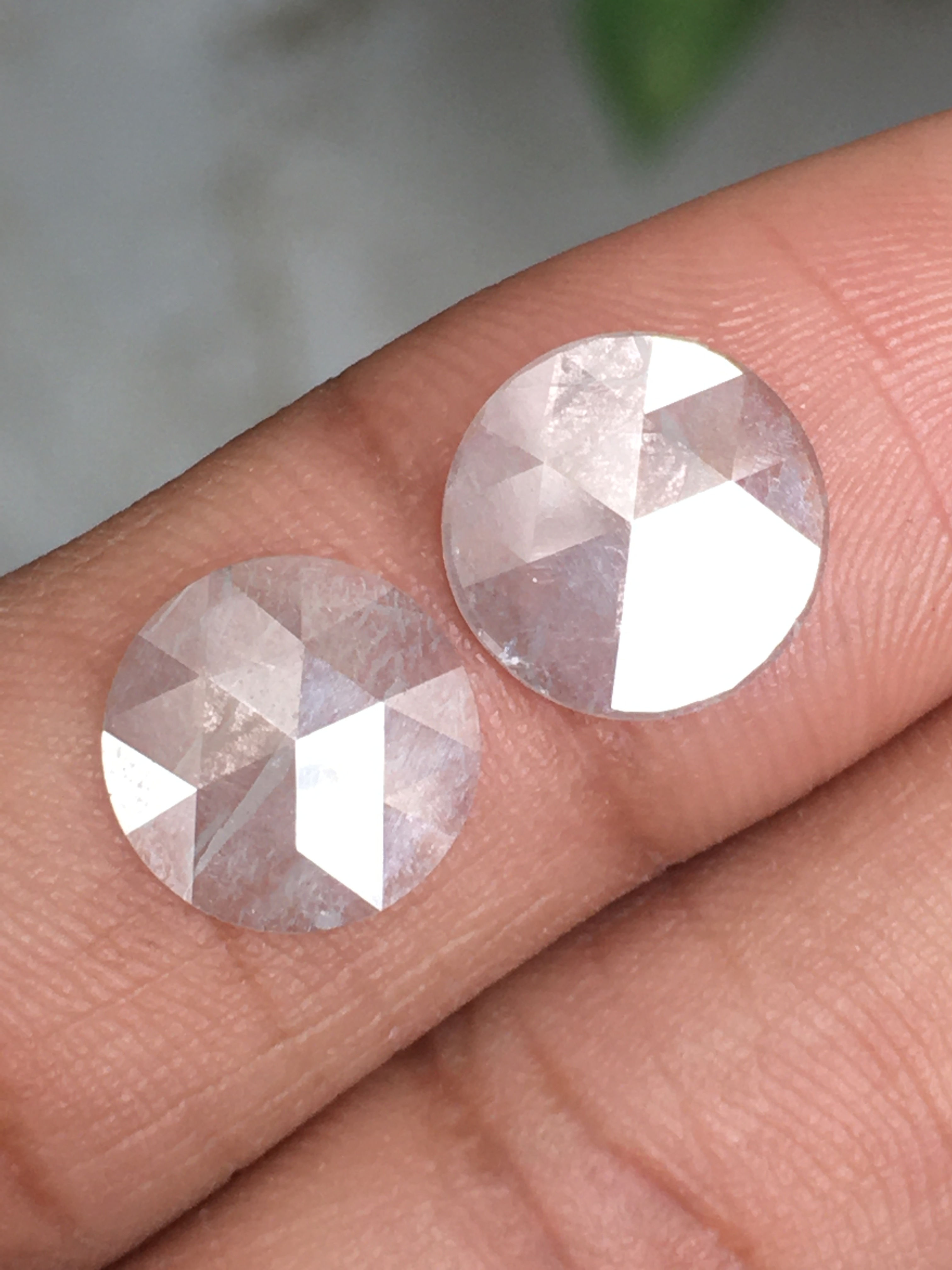 2.32 CT Natural Loose Round Rose Cut Diamond for Engagement Wedding Ring Gifts