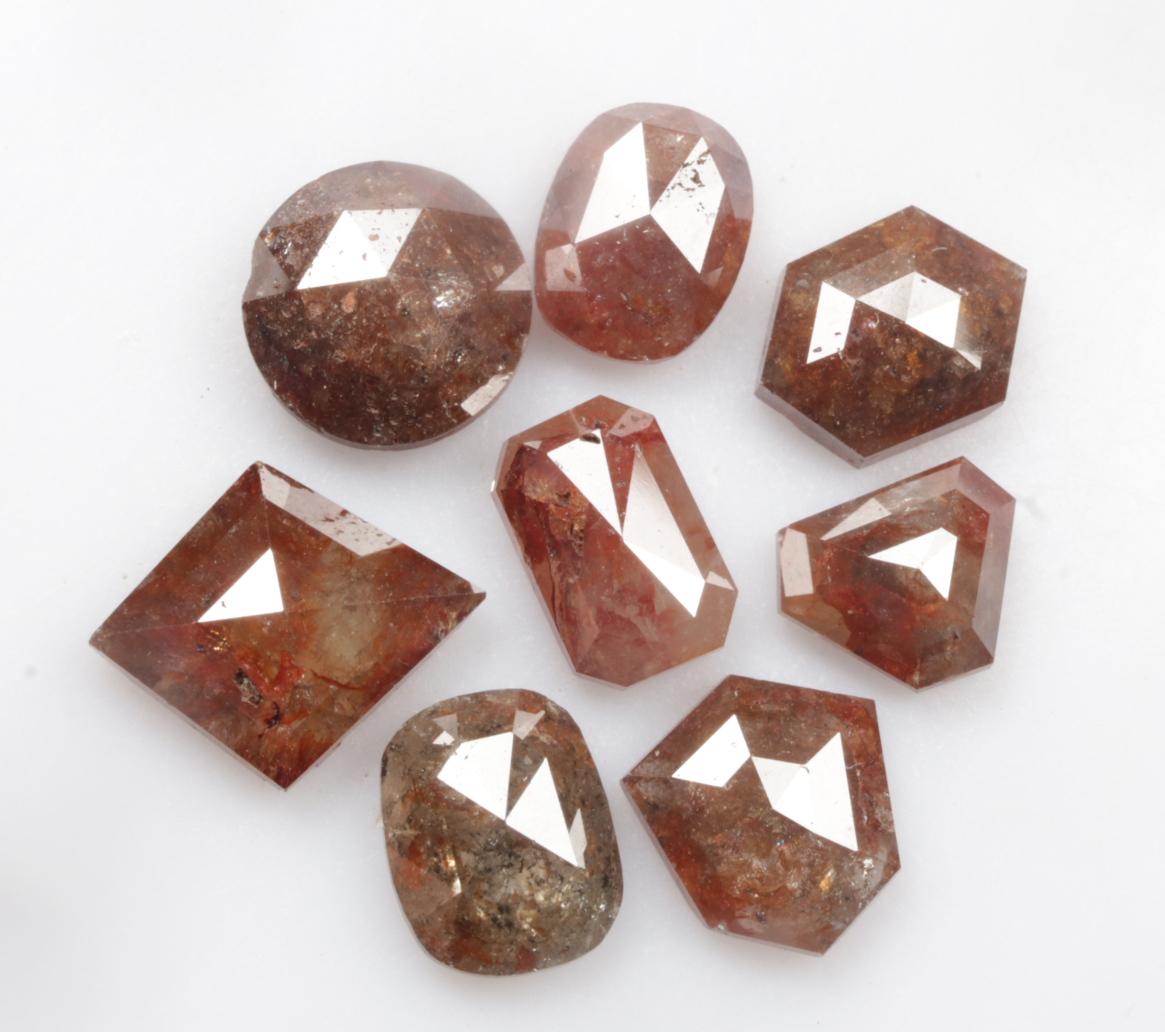 3.46 CT Natural Loose Diamond Lot Kite/Hexagon Shape Mix cut 6 Pcs