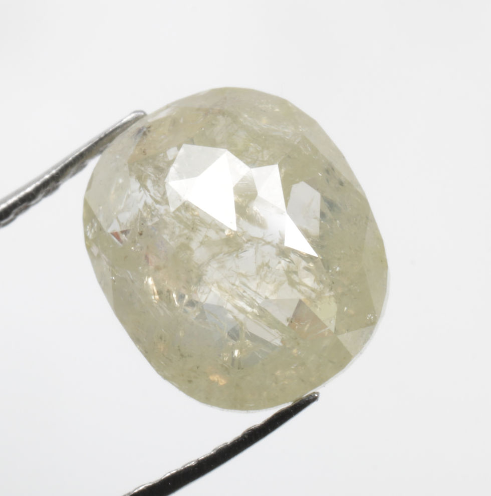 Thumbnail: 1.22 CT 7.4 X 6.4 MM Natural Salt and Pepper Pear cut Diamond, fancy Color